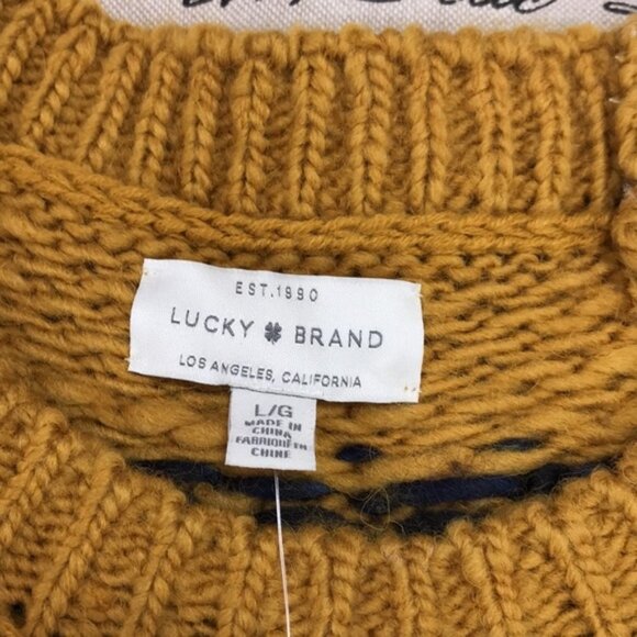 Lucky Brand Geo Pattern Sweater - Picture 4 of 6